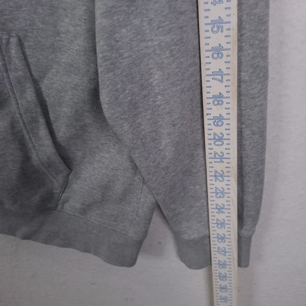 Nike Full Zip Hoodie Mens 3XL Tall Grey BV2645-063 Club Fleece Sweatshirt